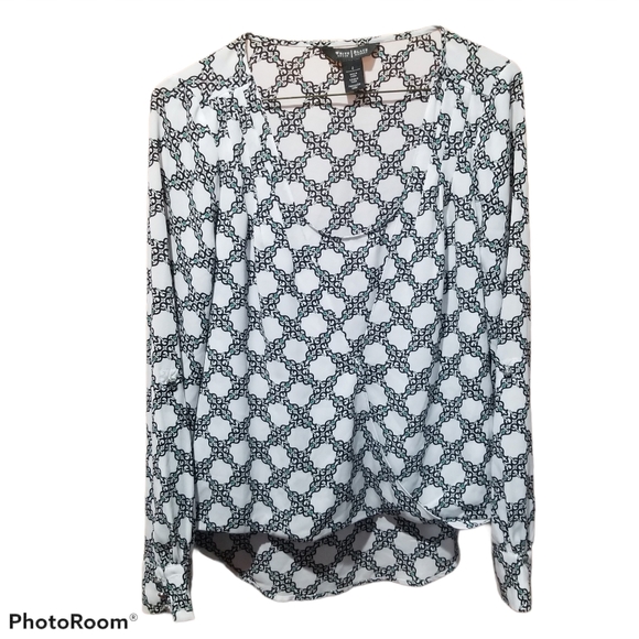 White House Black Market Tops - White House Black Market Layered Blouse